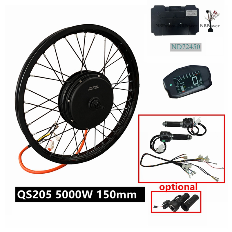Ebike Conversion Kit 72V 3000W - Kit de Bicicleta Elétrica NBpower/QS205 V3