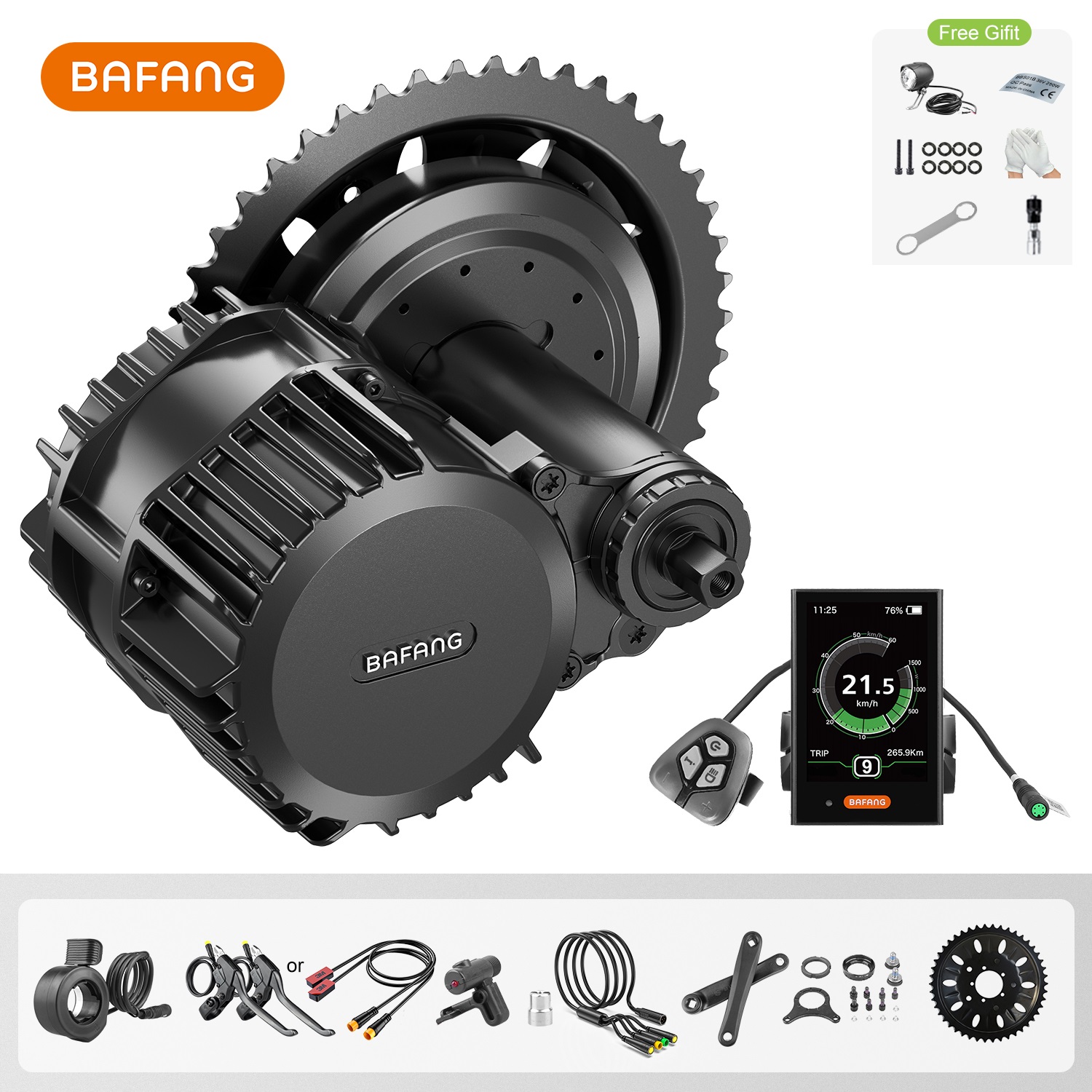 Bafang g320 48v 52v 1000w bbsh - Mid Drive Motor Kit 52V 1000W avaliação e preço