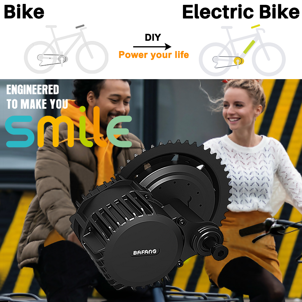 Bafang g320 48v 52v 1000w bbsh - Mid Drive Motor Kit 52V 1000W avaliação e preço
