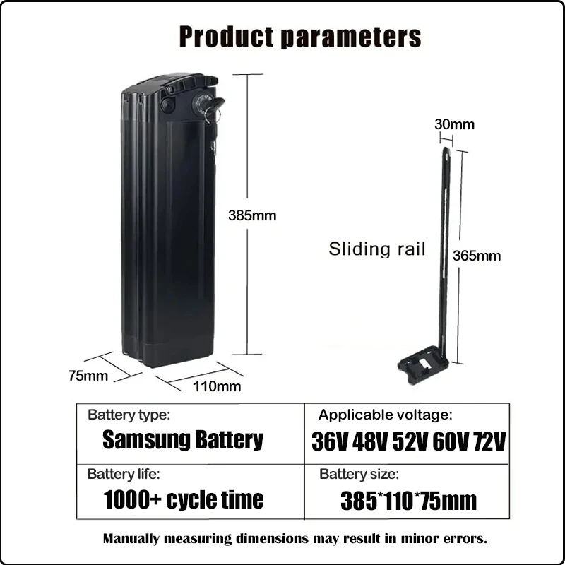 36v48v52v 60v 72v bafang 1000w - Electric Bicycle Battery 72V 30Ah avaliação e preço
