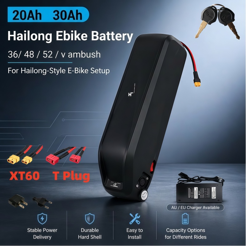 Bateria Hailong Versátil, Mult - Ebike Battery 48V 20Ah Hailong avaliação e preço