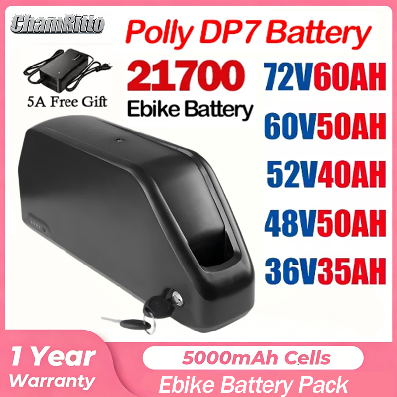 Bateria Hailong Polly 52V 50Ah - Electric Bicycle Battery 72V 30Ah avaliação e preço